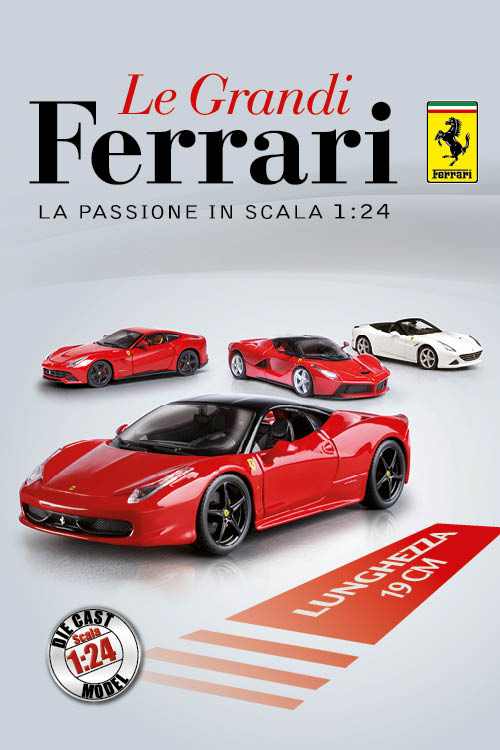 2009 Ferrari car 1/24 hachette gt 458 italia 