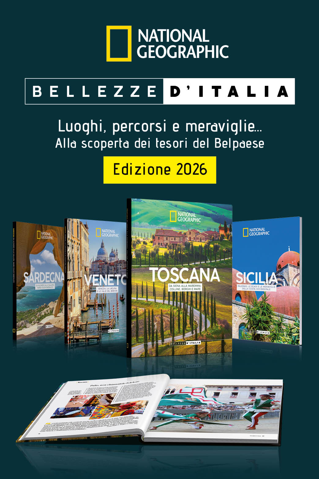 Bellezze d'Italia - National Geographic- Edizione 2026